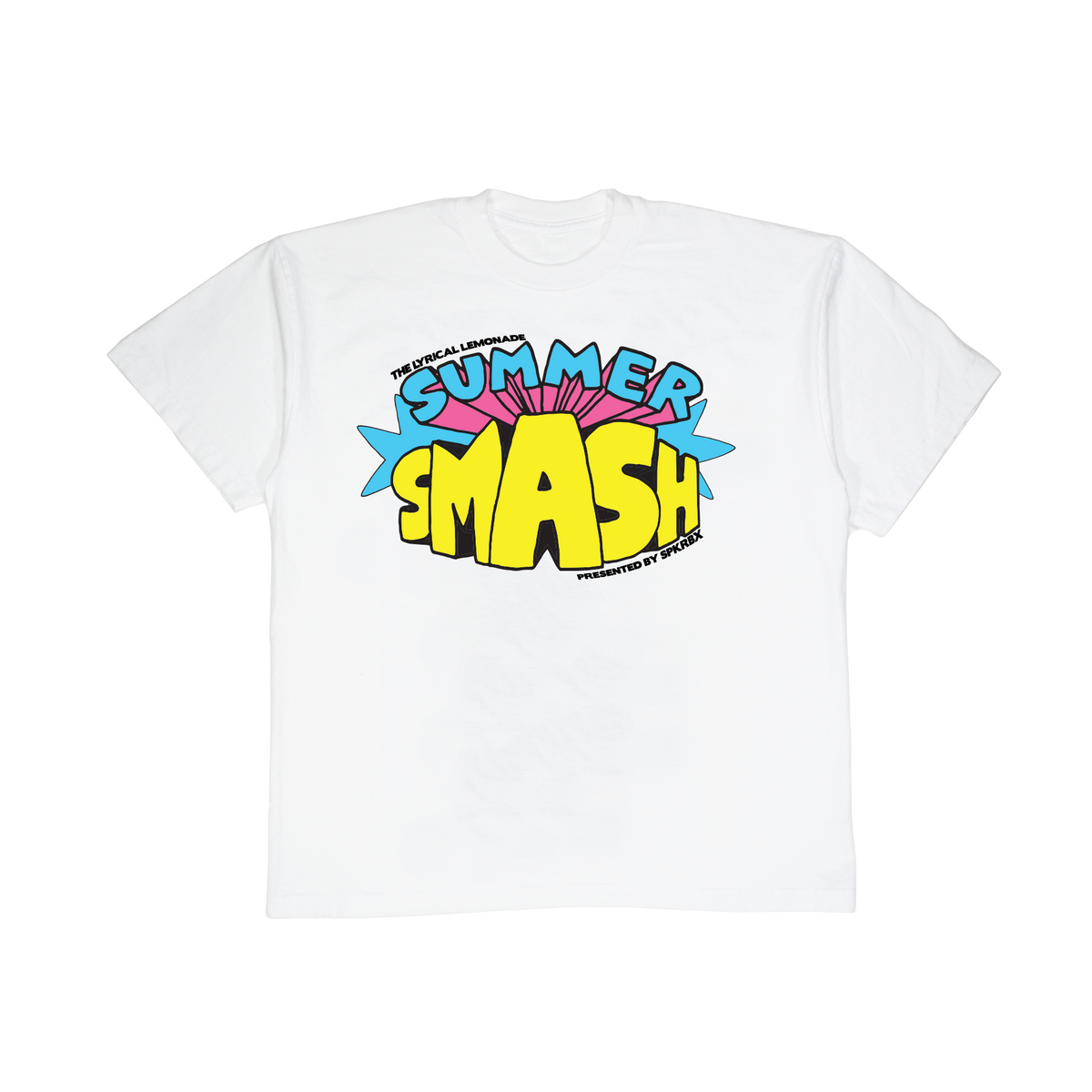 Summer Smash Logo Tee 2025 (White) The Summer Smash Shop