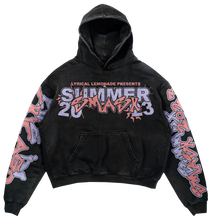 Load image into Gallery viewer, Live in Chicago Line-Up Hoodie (Black)
