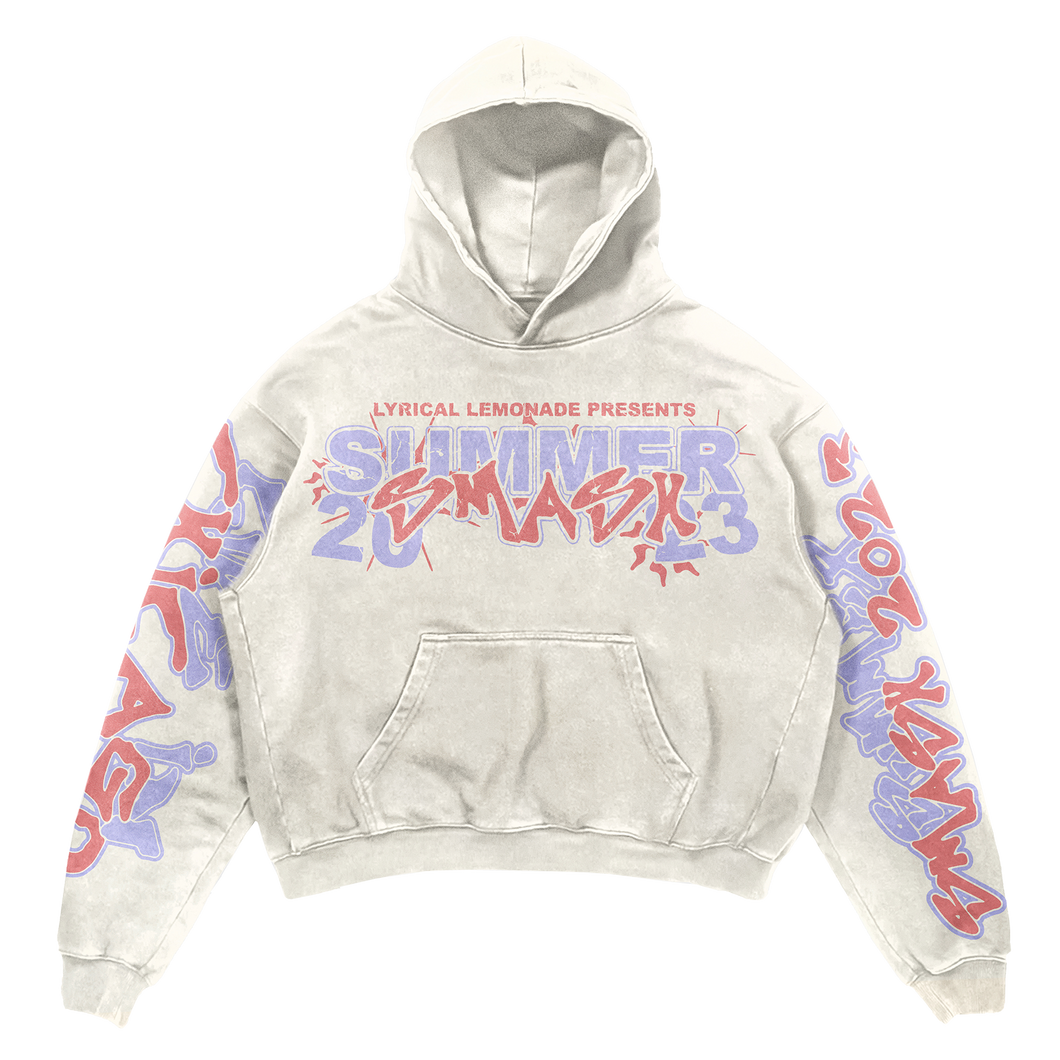 Live in Chicago Line-Up Hoodie (White)