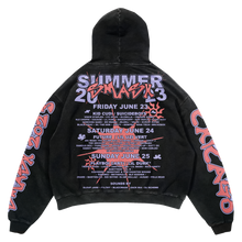 Load image into Gallery viewer, Live in Chicago Line-Up Hoodie (Black)