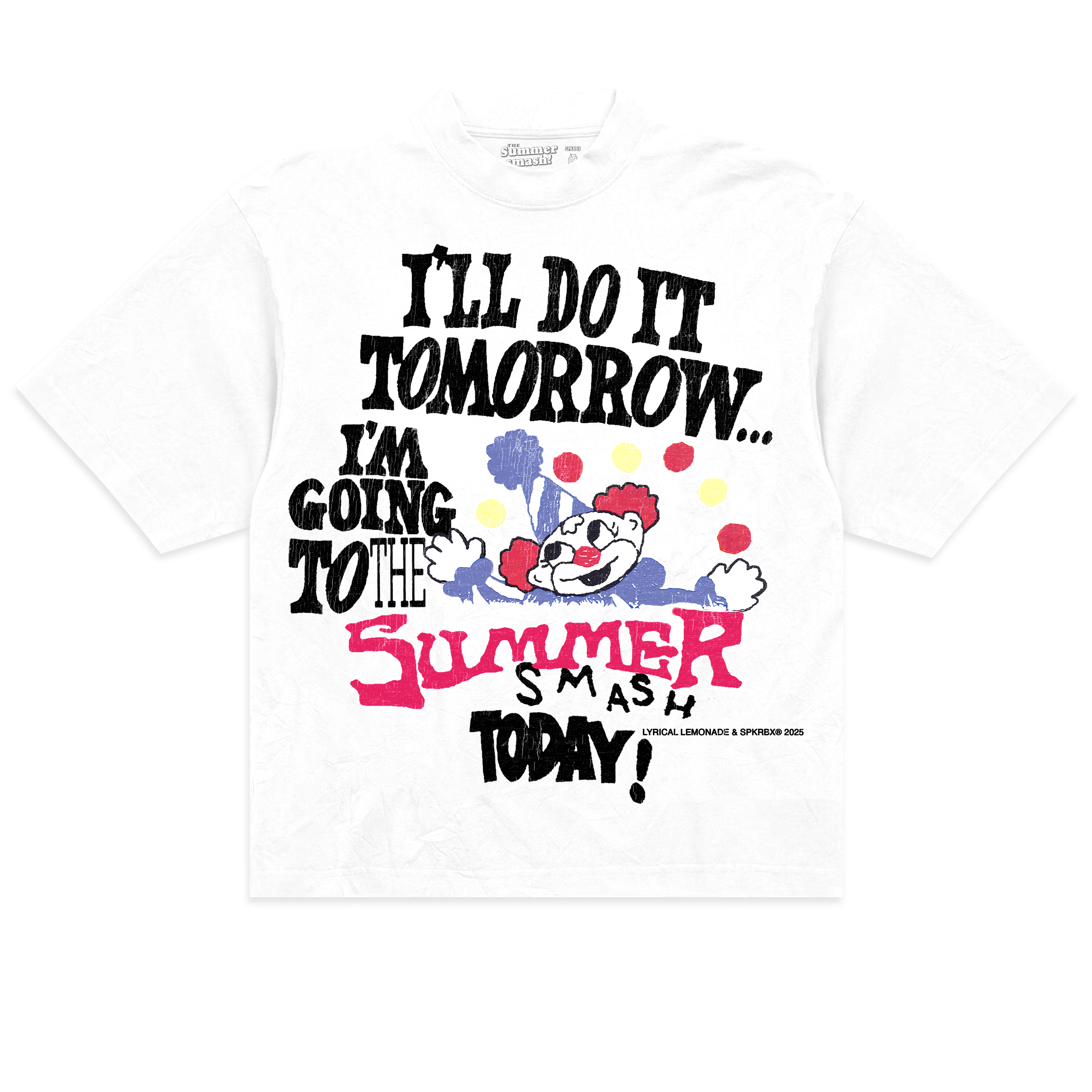 Questo Shirt 1/2 Soquesto - Cooles T-Shirt Mit V-Neck Und Verlaufsprint