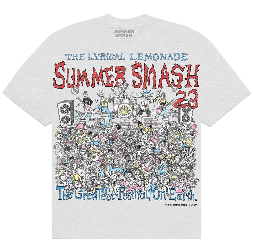 The Greatest Festival Line-up T-Shirt (Grey)