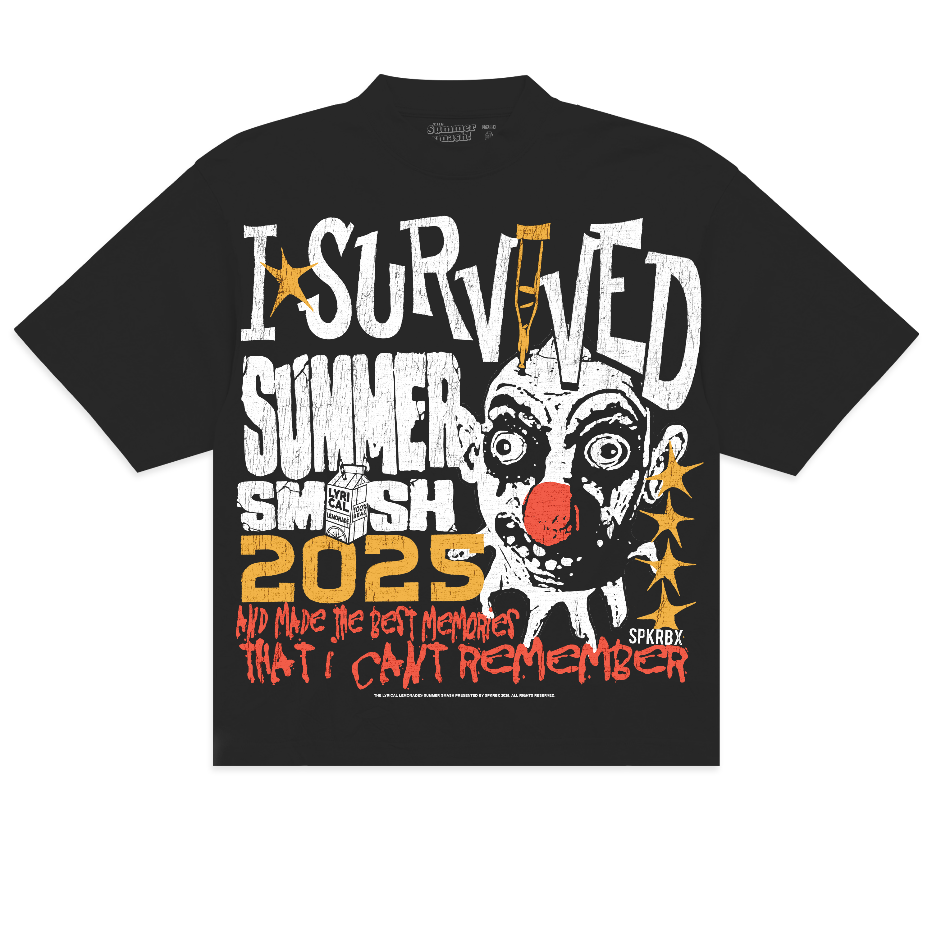 I SURVIVED T-SHIRT (BLACK) – The Summer Smash Shop