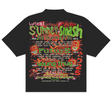 Load image into Gallery viewer, NEON LINE UP T-SHIRT (BLACK)