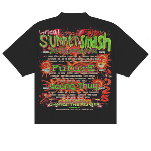 NEON LINE UP T-SHIRT (BLACK)