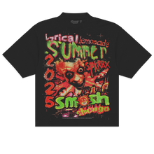 Load image into Gallery viewer, NEON LINE UP T-SHIRT (BLACK)
