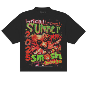 NEON LINE UP T-SHIRT (BLACK)