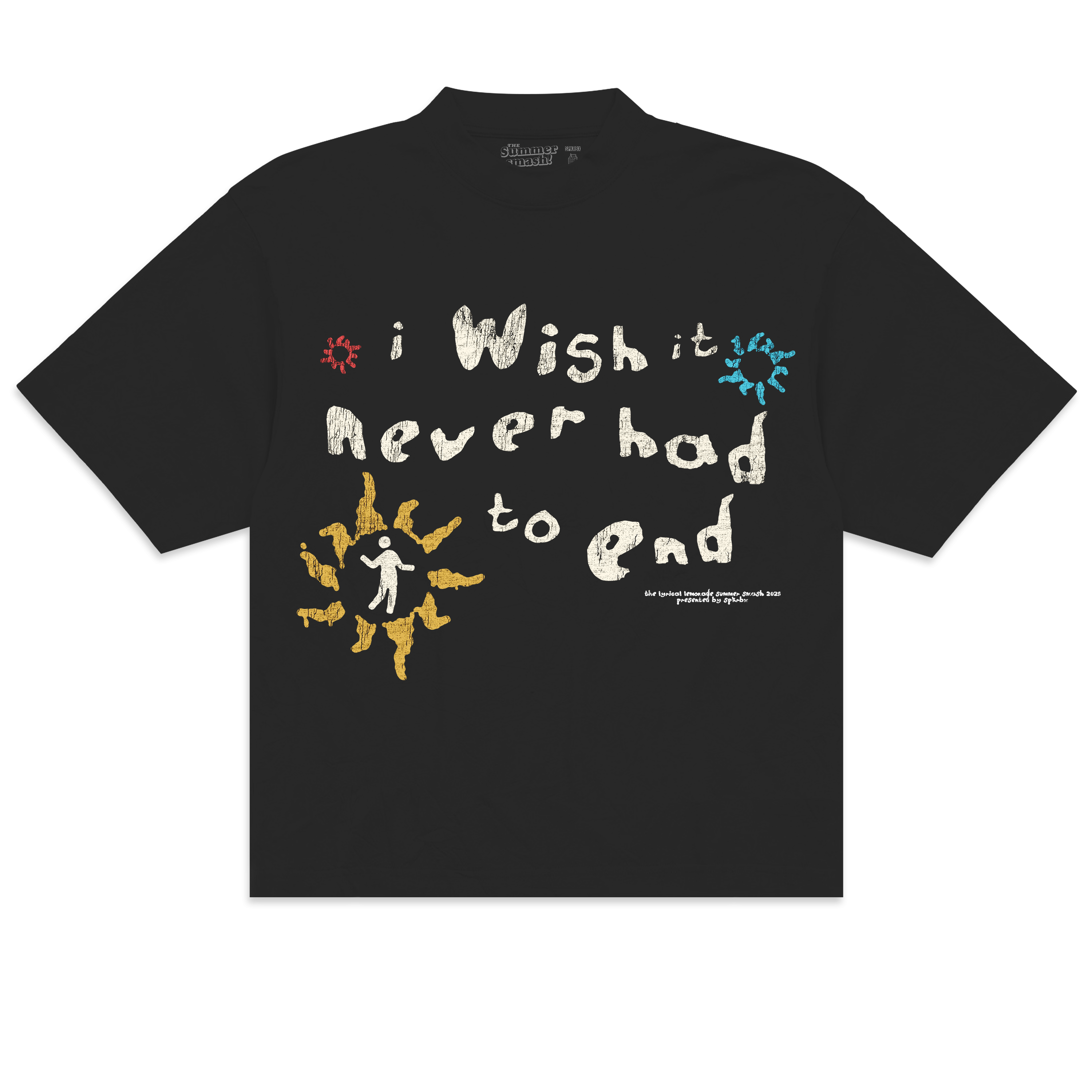 NEVER END T-SHIRT (BLACK) – The Summer Smash Shop