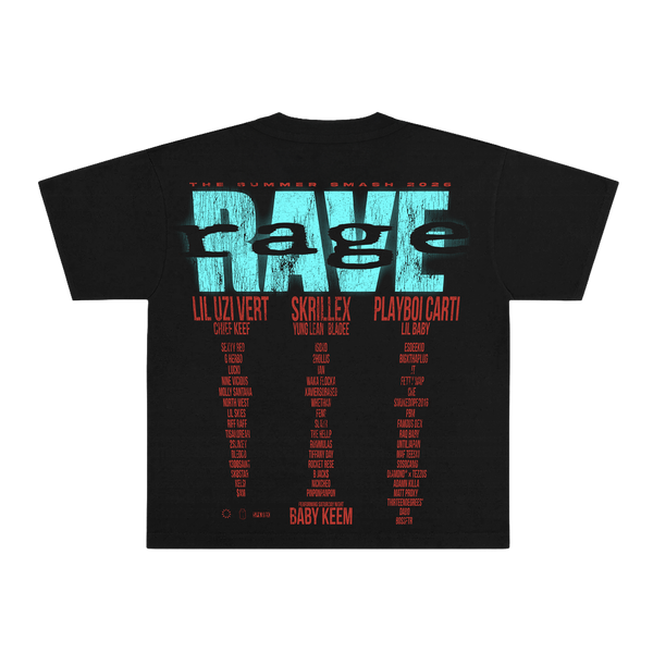RAGE MEETS THE RAVE Shirt (Black)