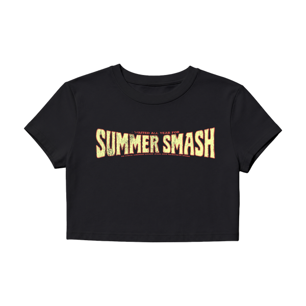 SUMMER SMASH Baby Tee (Black)