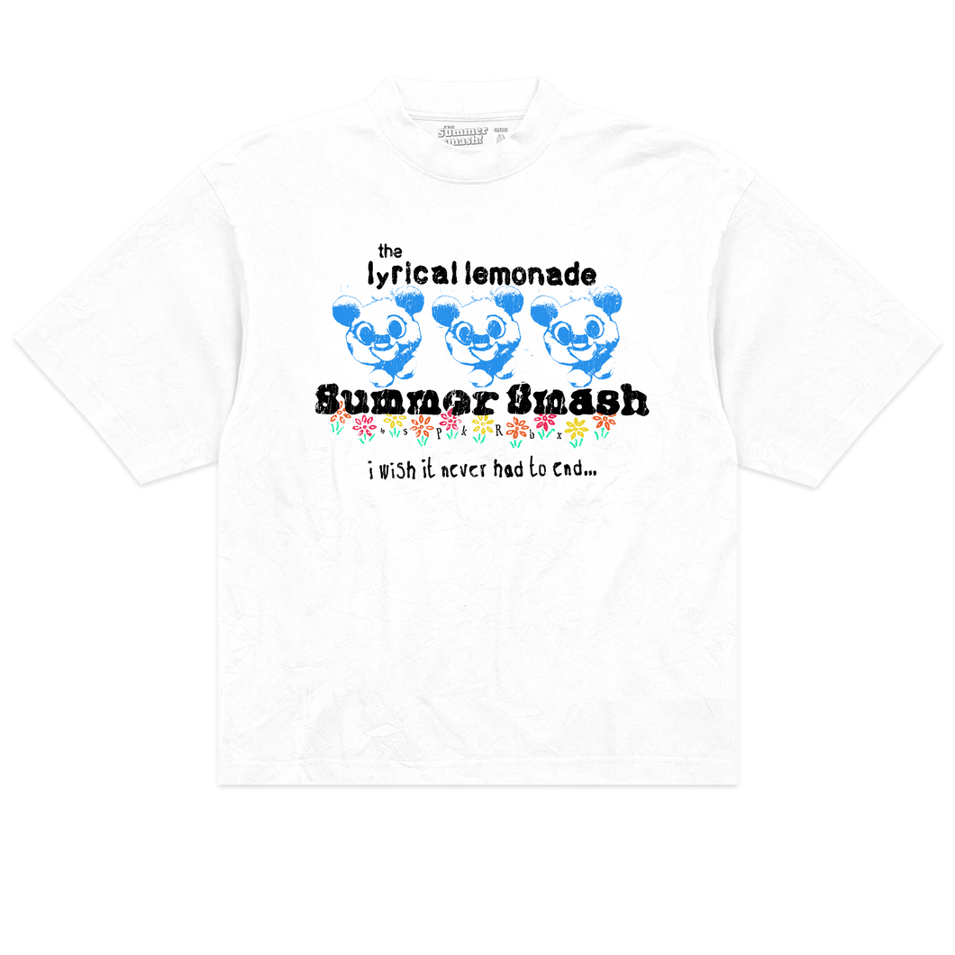 TEDDY T-SHIRT (WHITE)(BLUE)