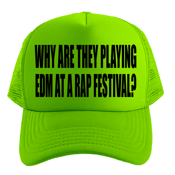 EDM Trucker Cap (Neon Green)