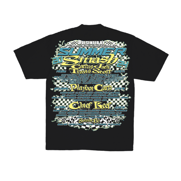 SUMMER SMASH 2024 LINE UP SHIRT (Black)