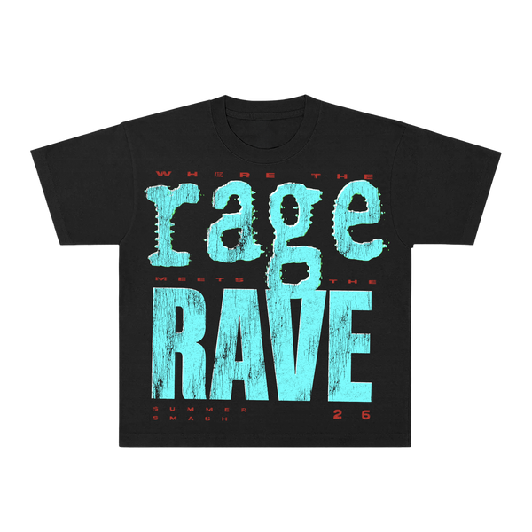 RAGE MEETS THE RAVE Shirt (Black)