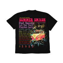 Load image into Gallery viewer, SUMMER SMASH 2022 LINE UP SHIRT (Black)