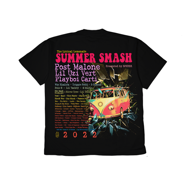 SUMMER SMASH 2022 LINE UP SHIRT (Black)